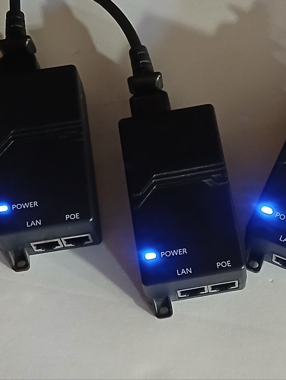 ​Lot Of 3 Grandstream G0720-480-050 Gigabit PoE Injector 48V 24W GWN7630 GWN7660